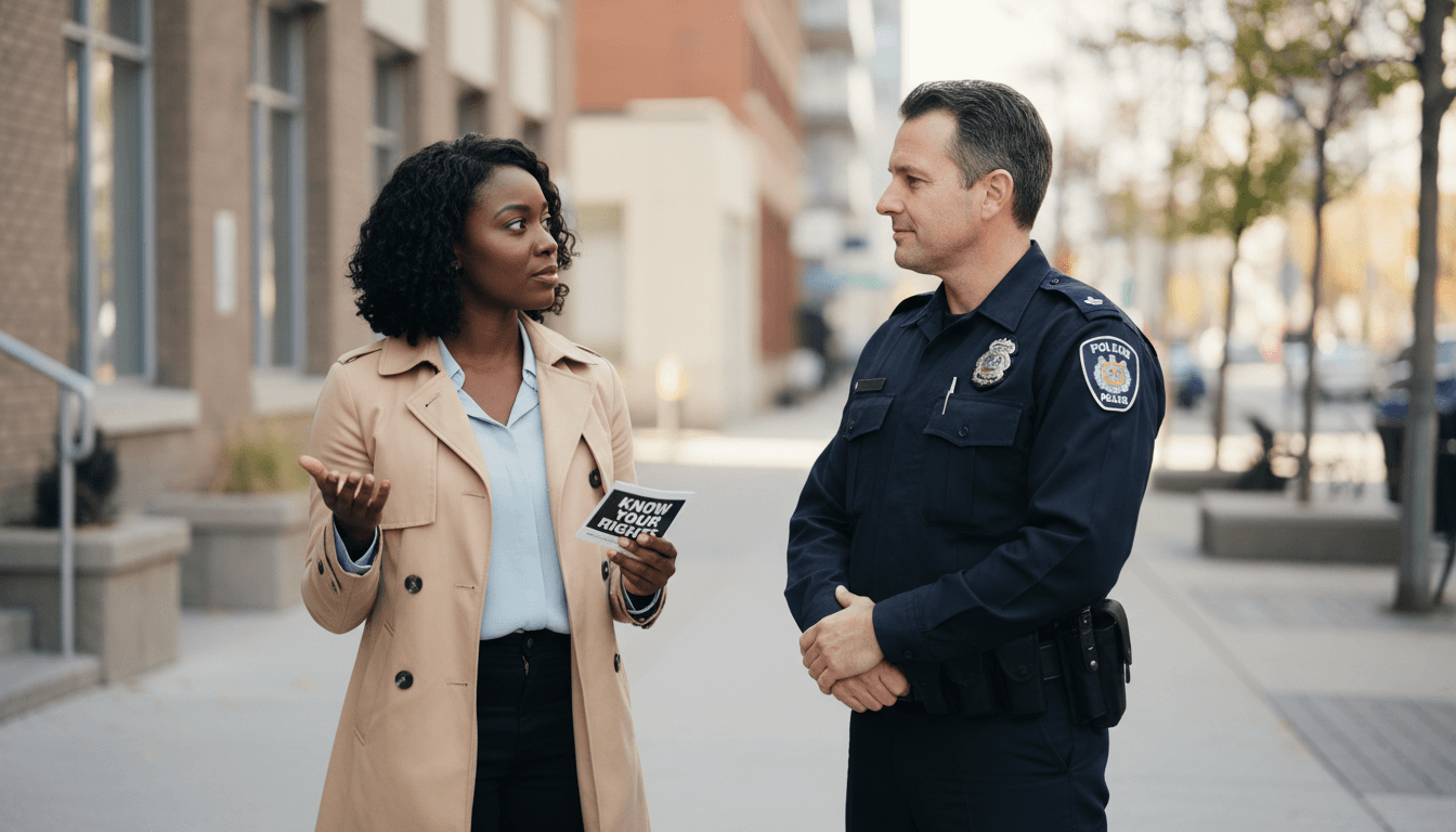 Person exercising right to remain silent during police questioning